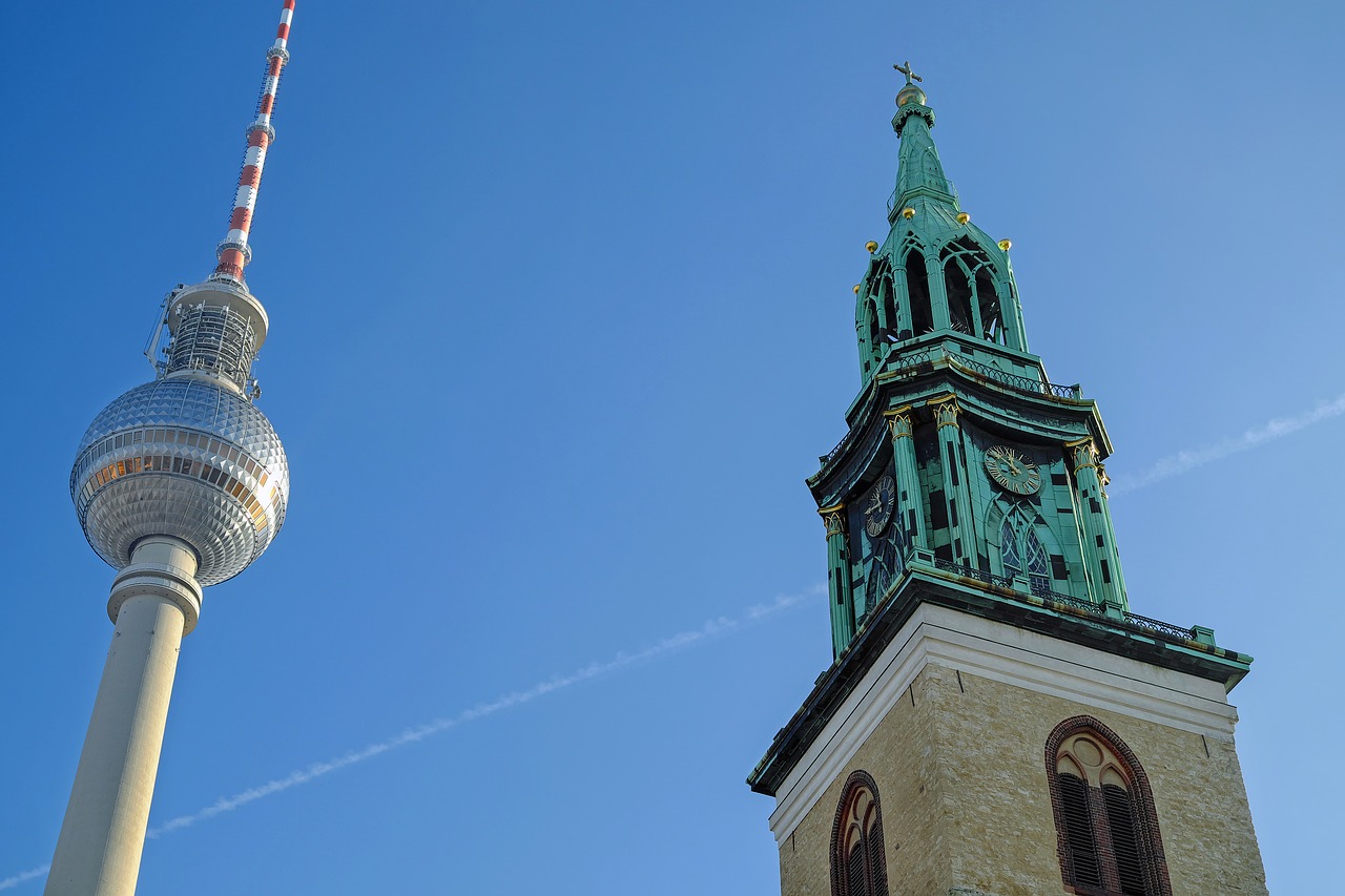 st mary's church berlin building free photo