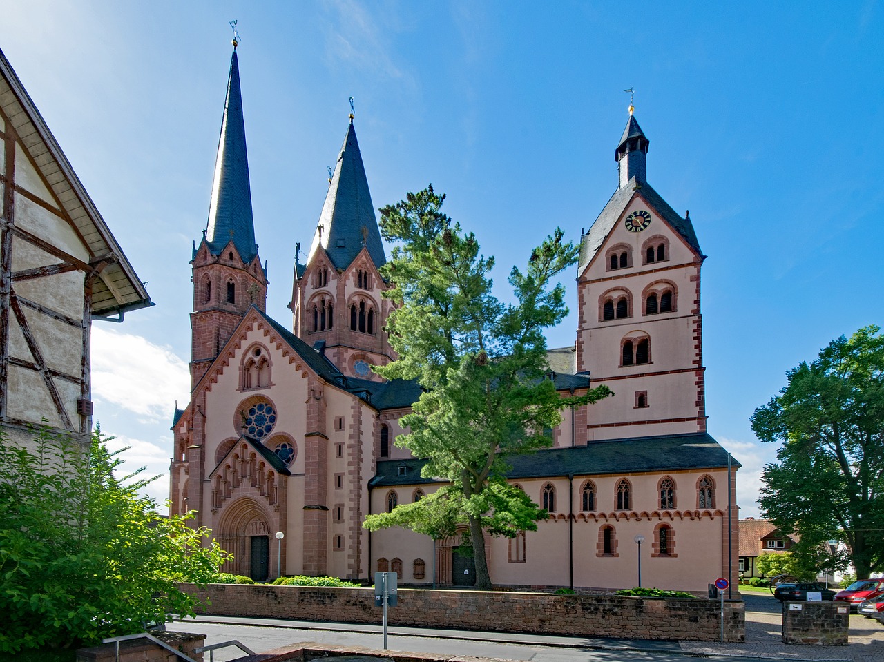 st mary's church gelnhausen hesse free photo