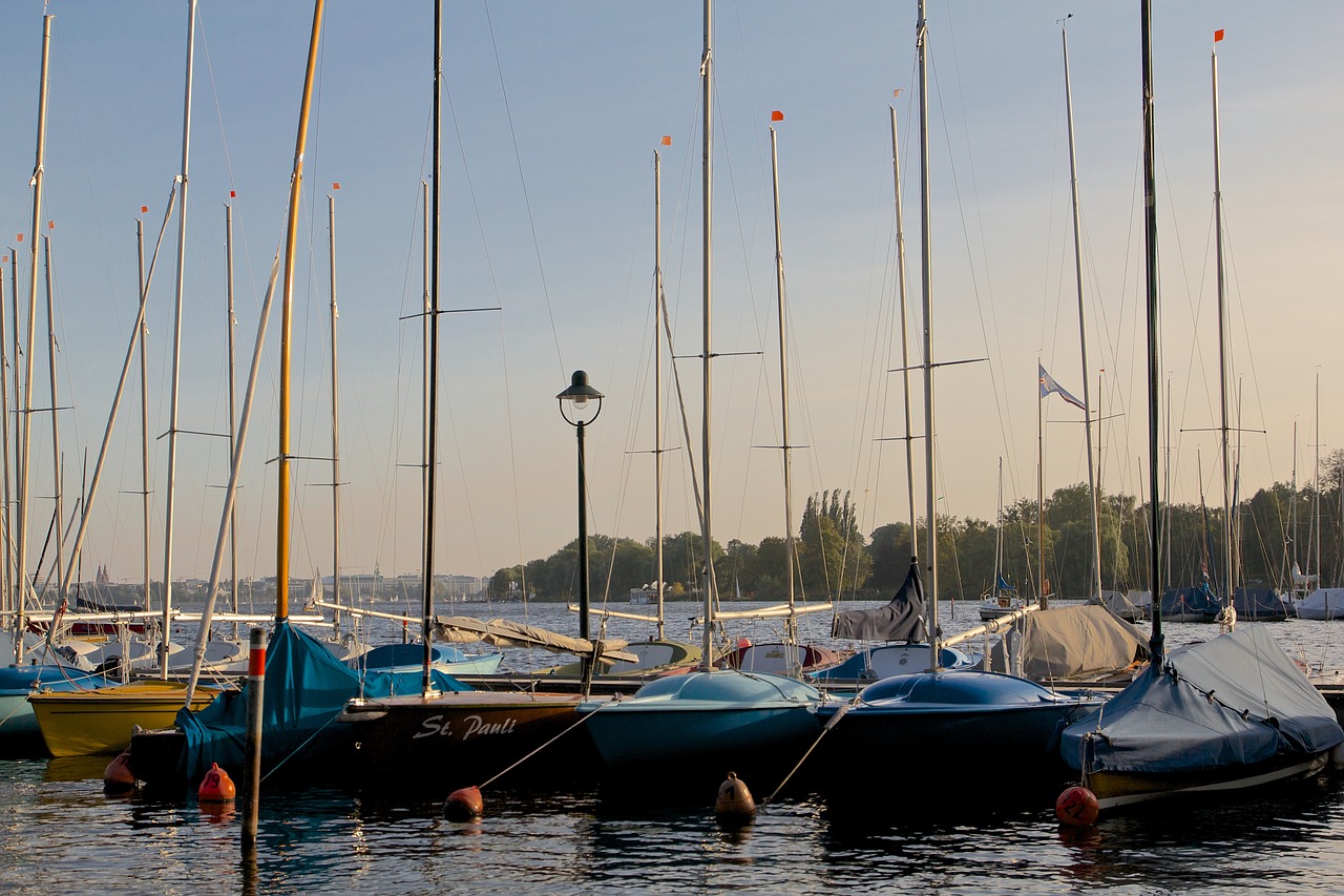 st pauli alster water free photo