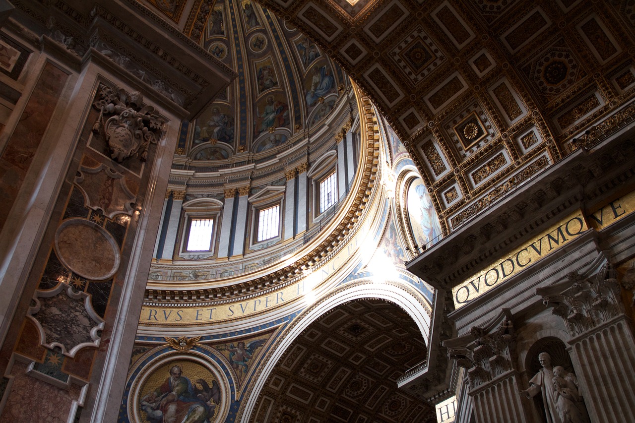 st peter's basilica rome vatican free photo