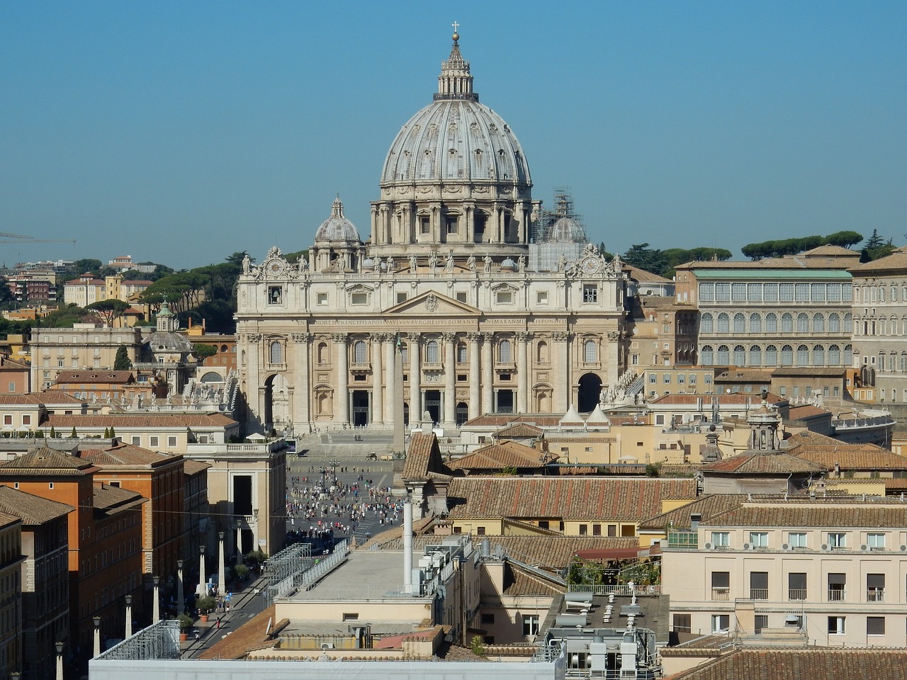 st peter's basilica rome catholic free photo