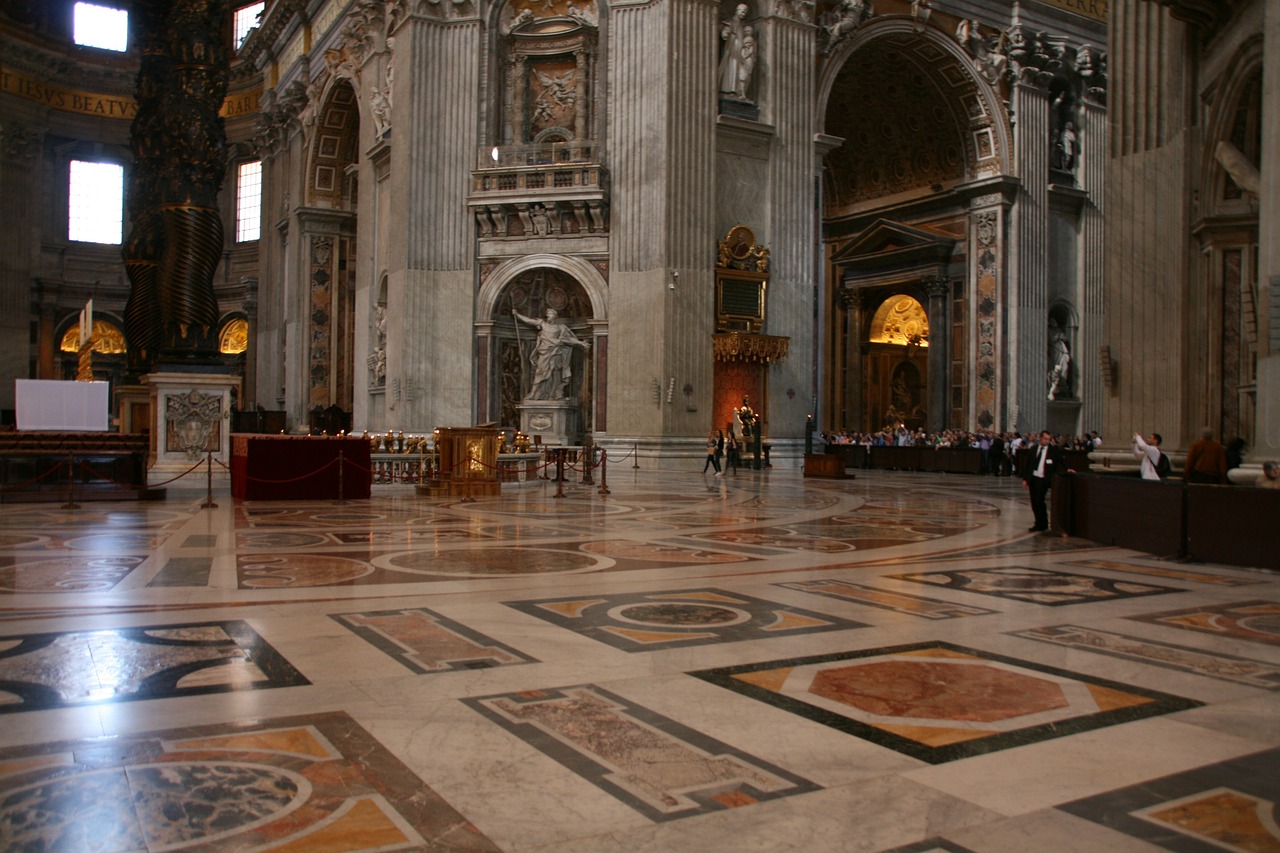 st peter's basilica st peter's church cathedral free photo