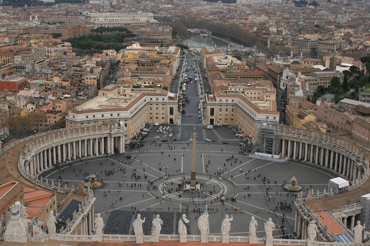st peter's basilica  vatican  rome free photo
