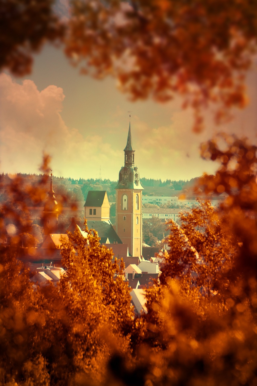 st peter's church  freiberg  upper market free photo