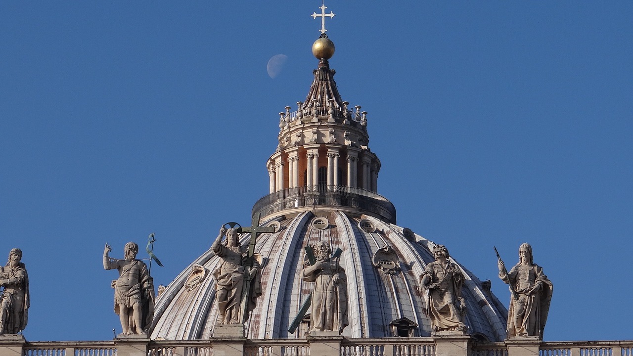 st peter's dome vatican rome free photo