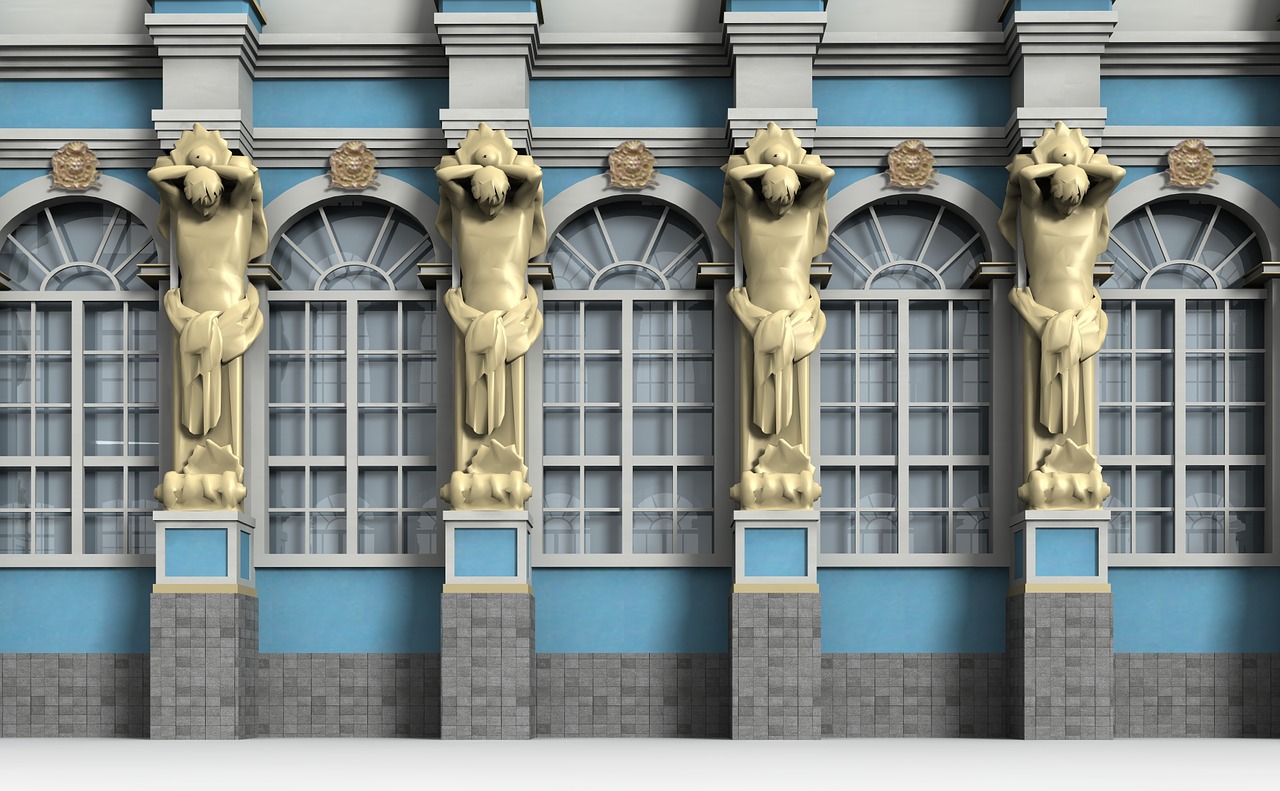 st petersburg palace architecture free photo