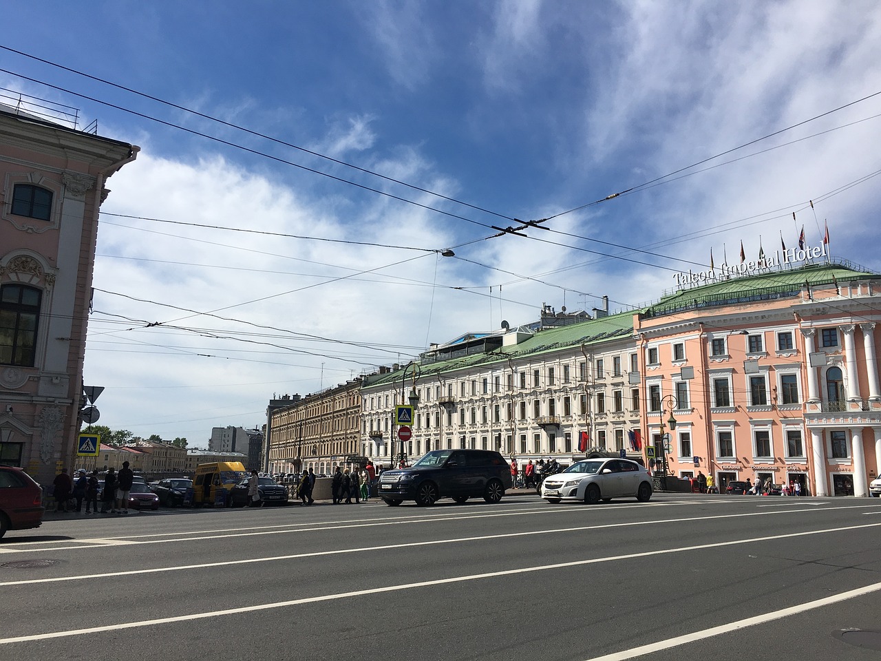 st petersburg street city free photo