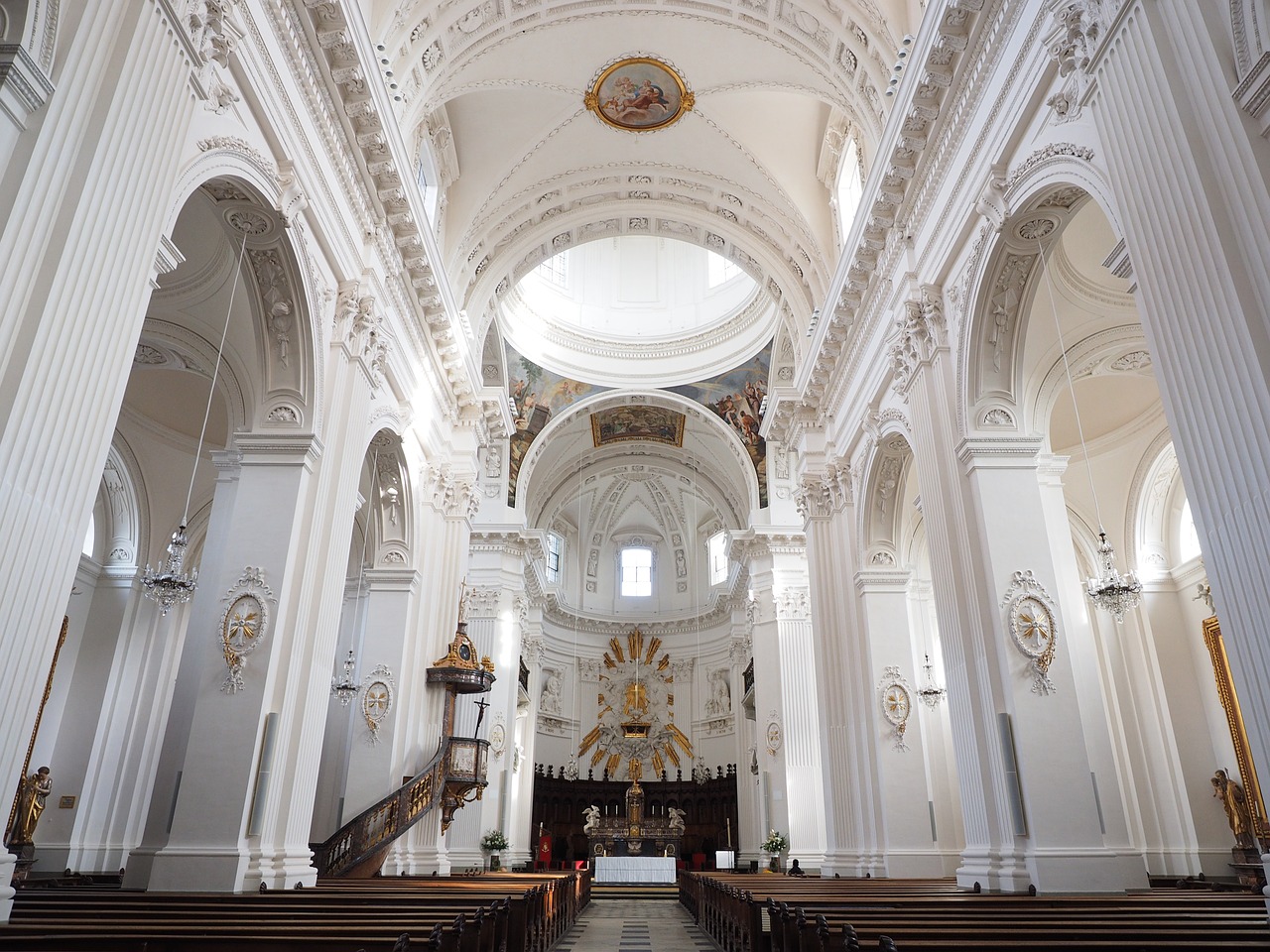 st ursus cathedral nave church free photo