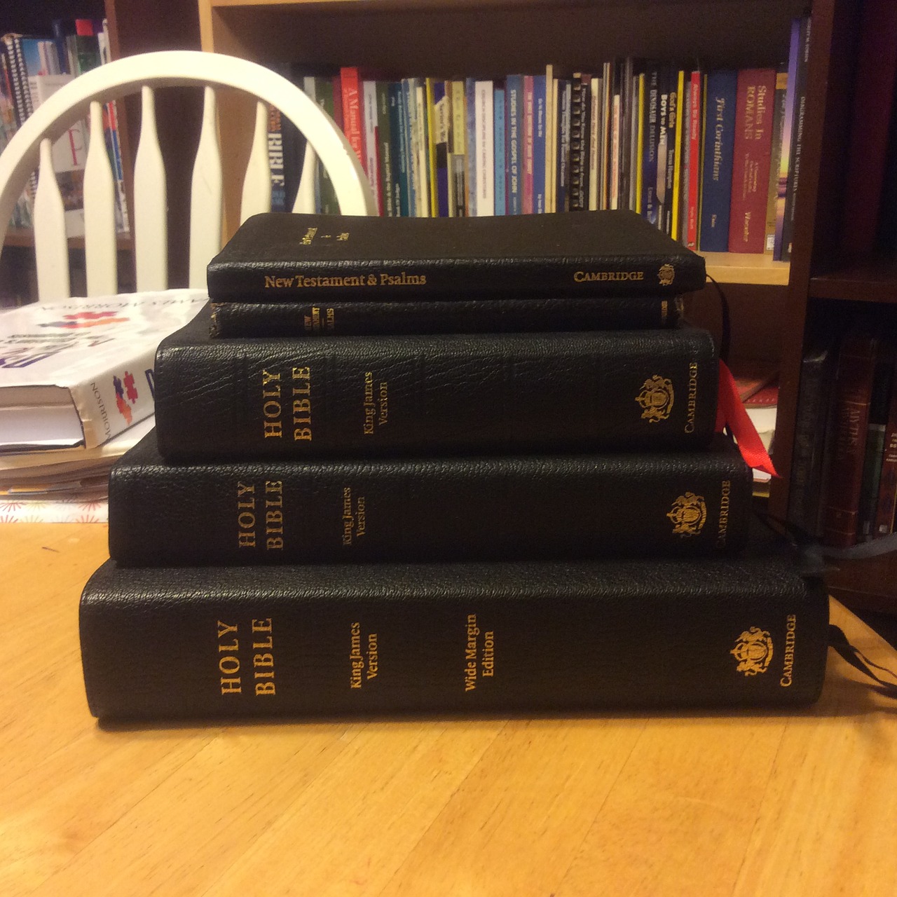 stack of bibles bible stack free photo