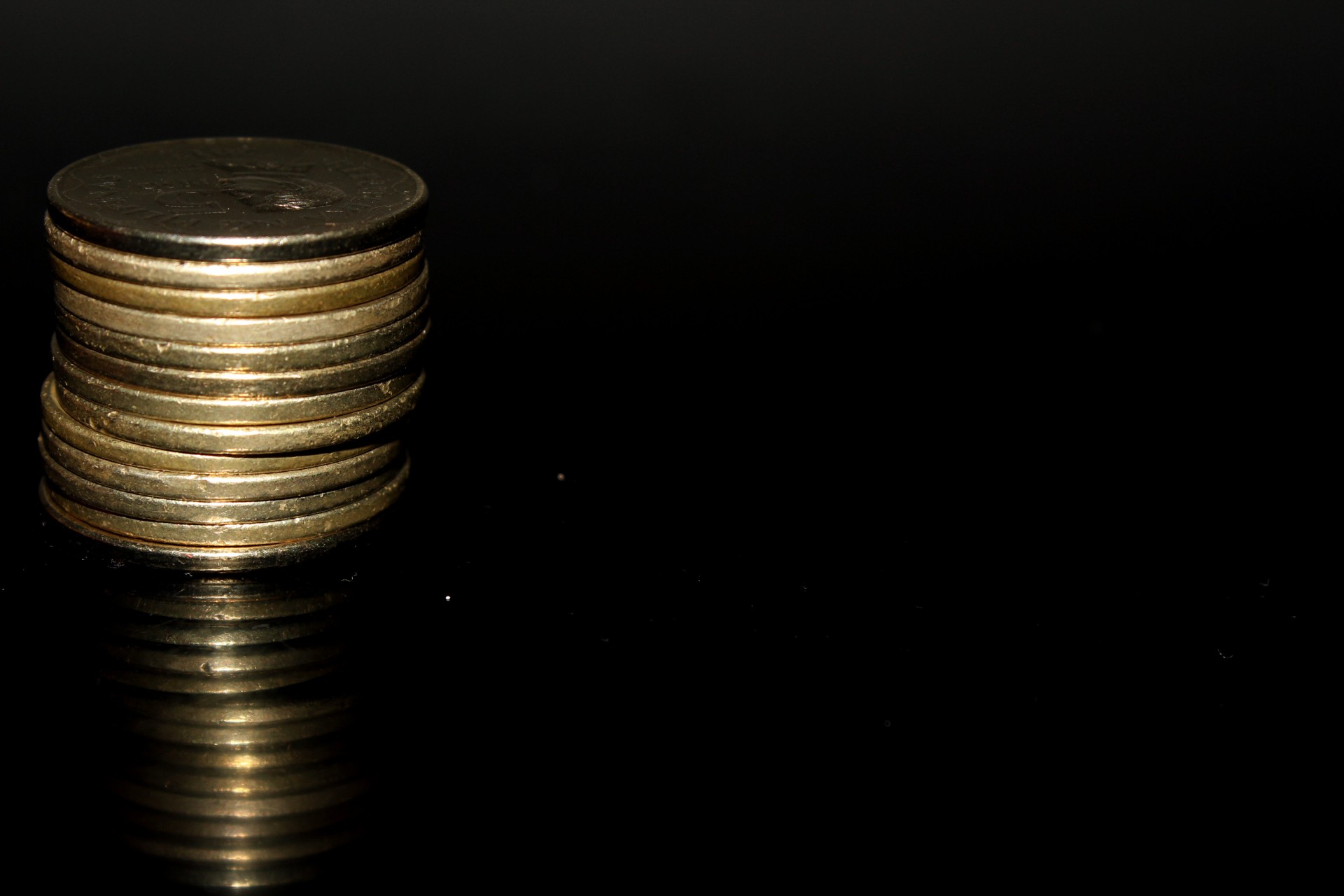 stack of coins coins round free photo