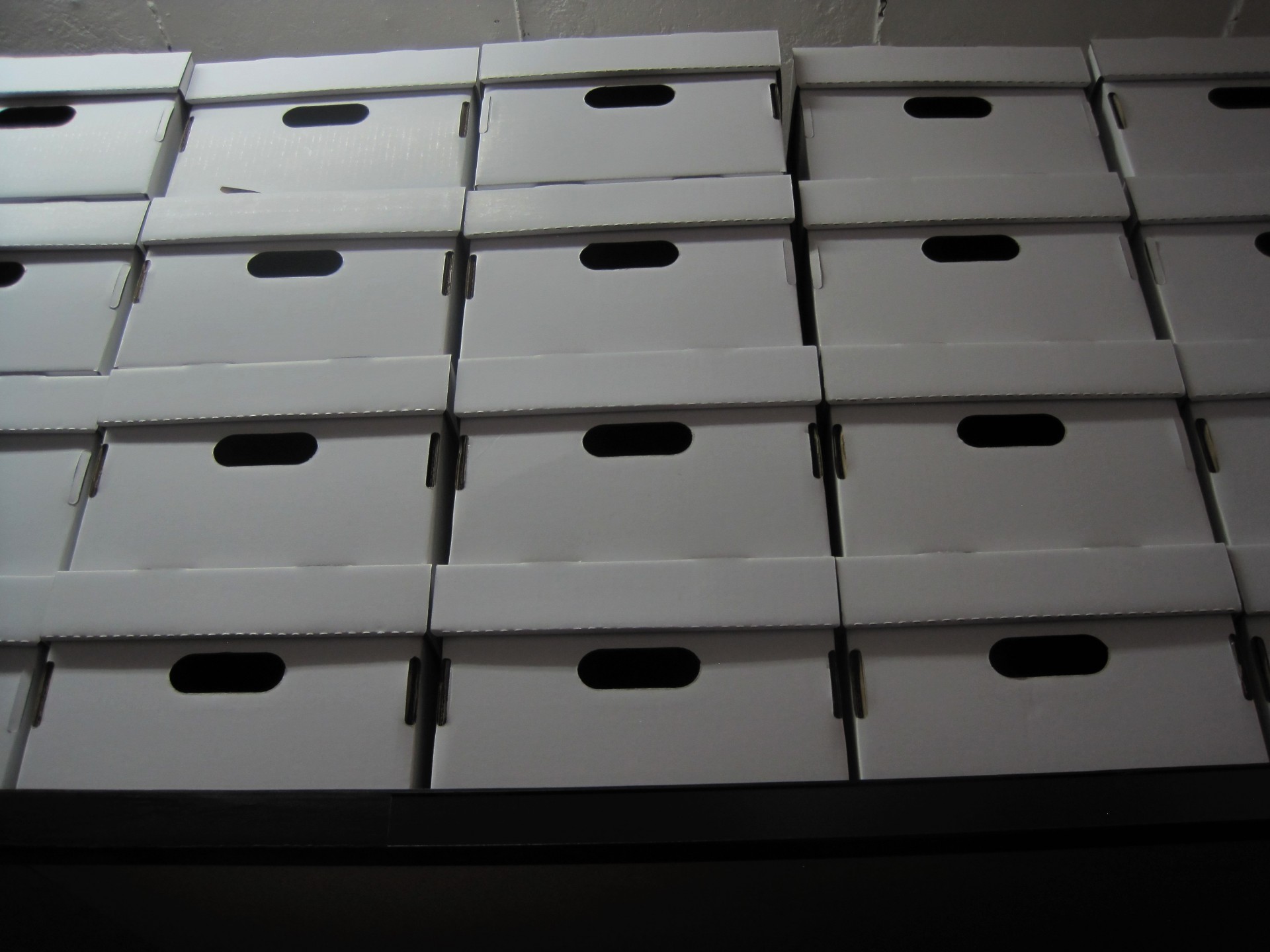 boxes containers rows free photo