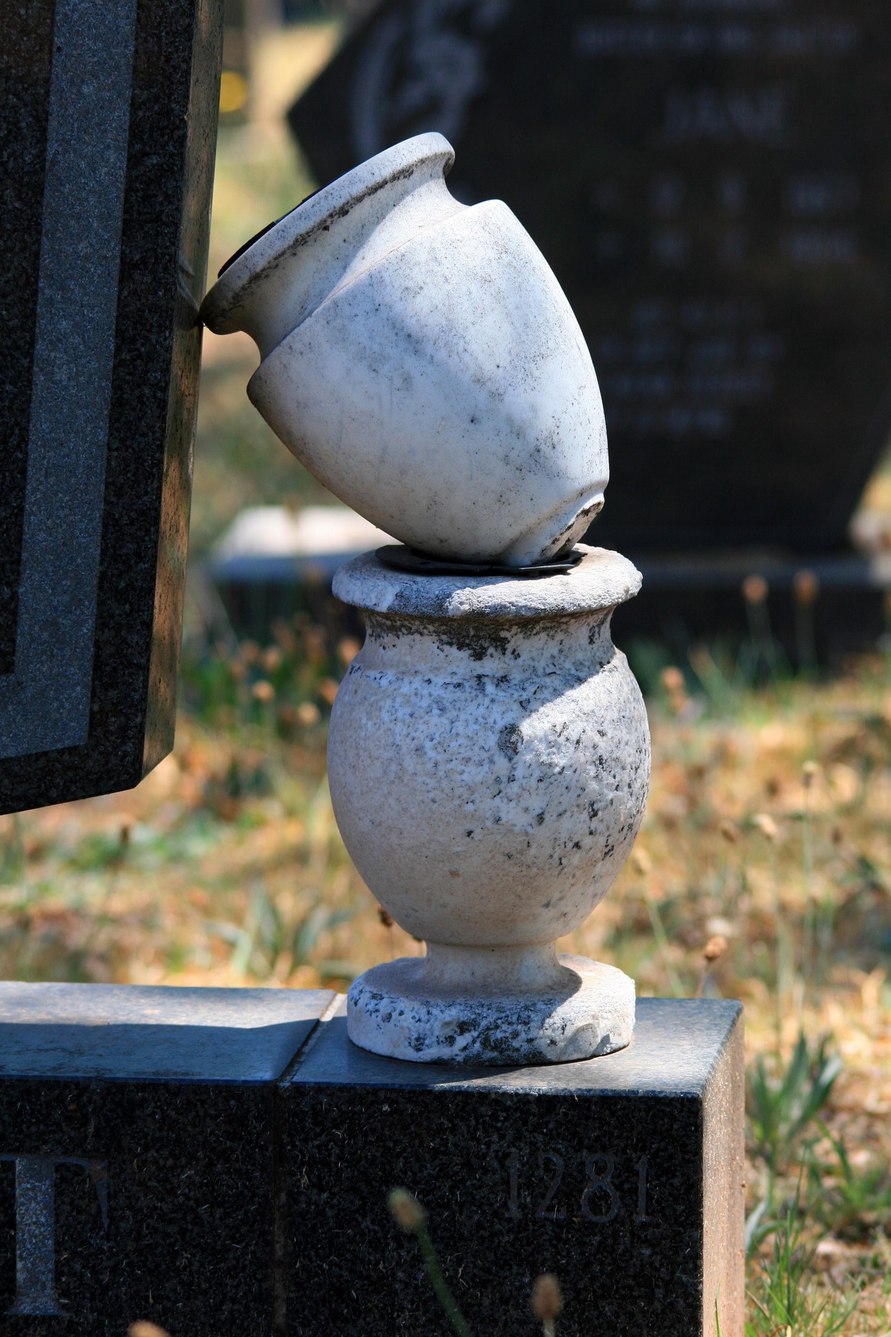 cemetery pots flower free photo