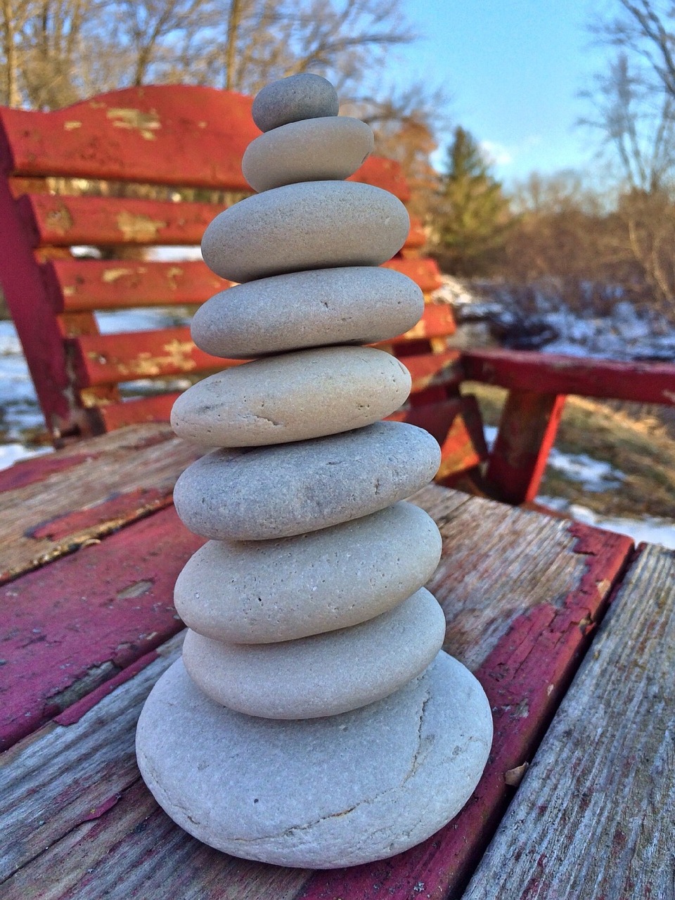 stacked stones relax rocks free photo