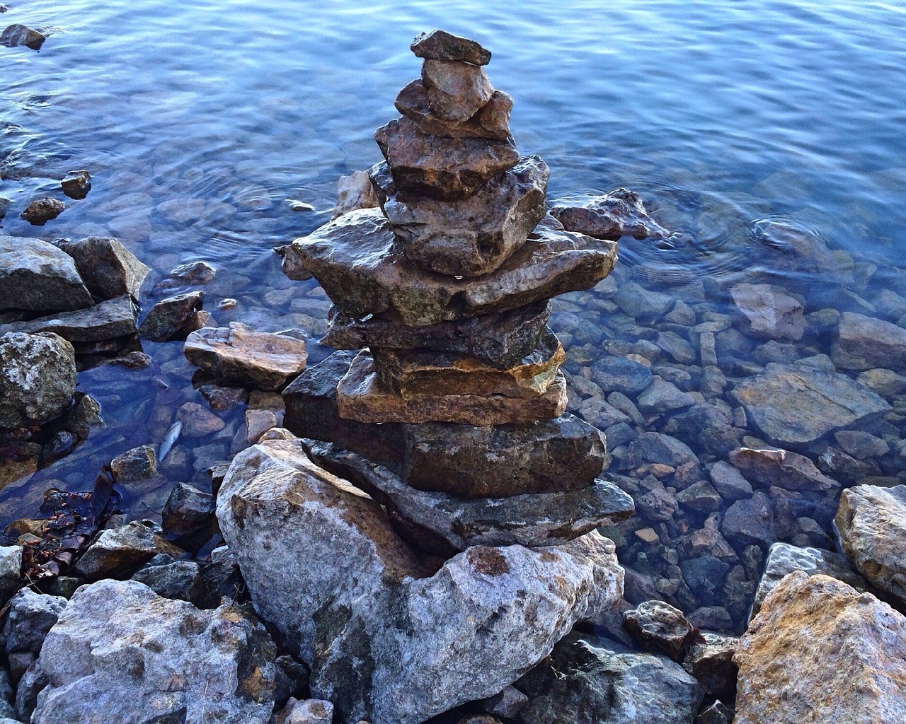 stacked stones rocks balance free photo