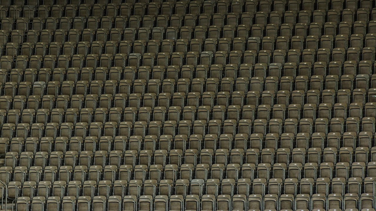 stadium seating monotony free photo