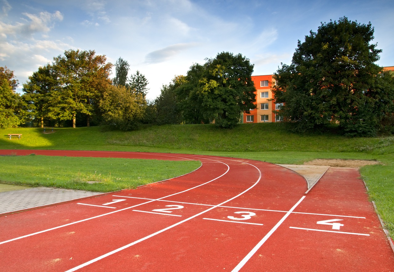 stadium track sport free photo