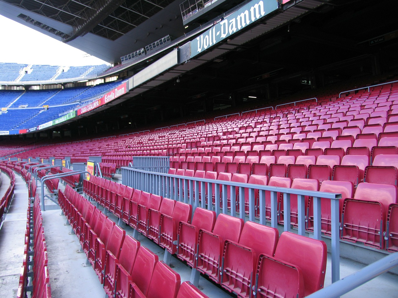 stadium barcelona grandstand free photo