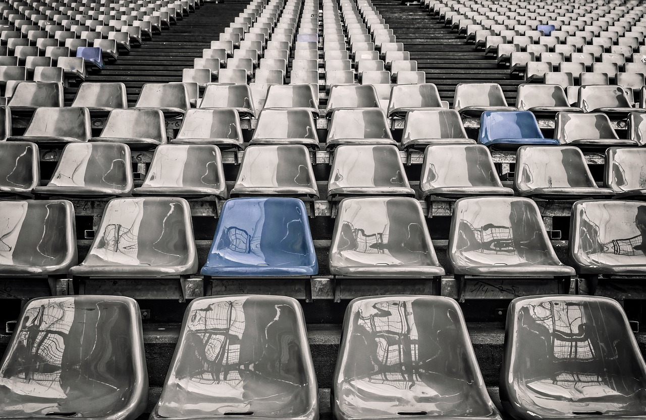 stadium rows of seats grandstand free photo