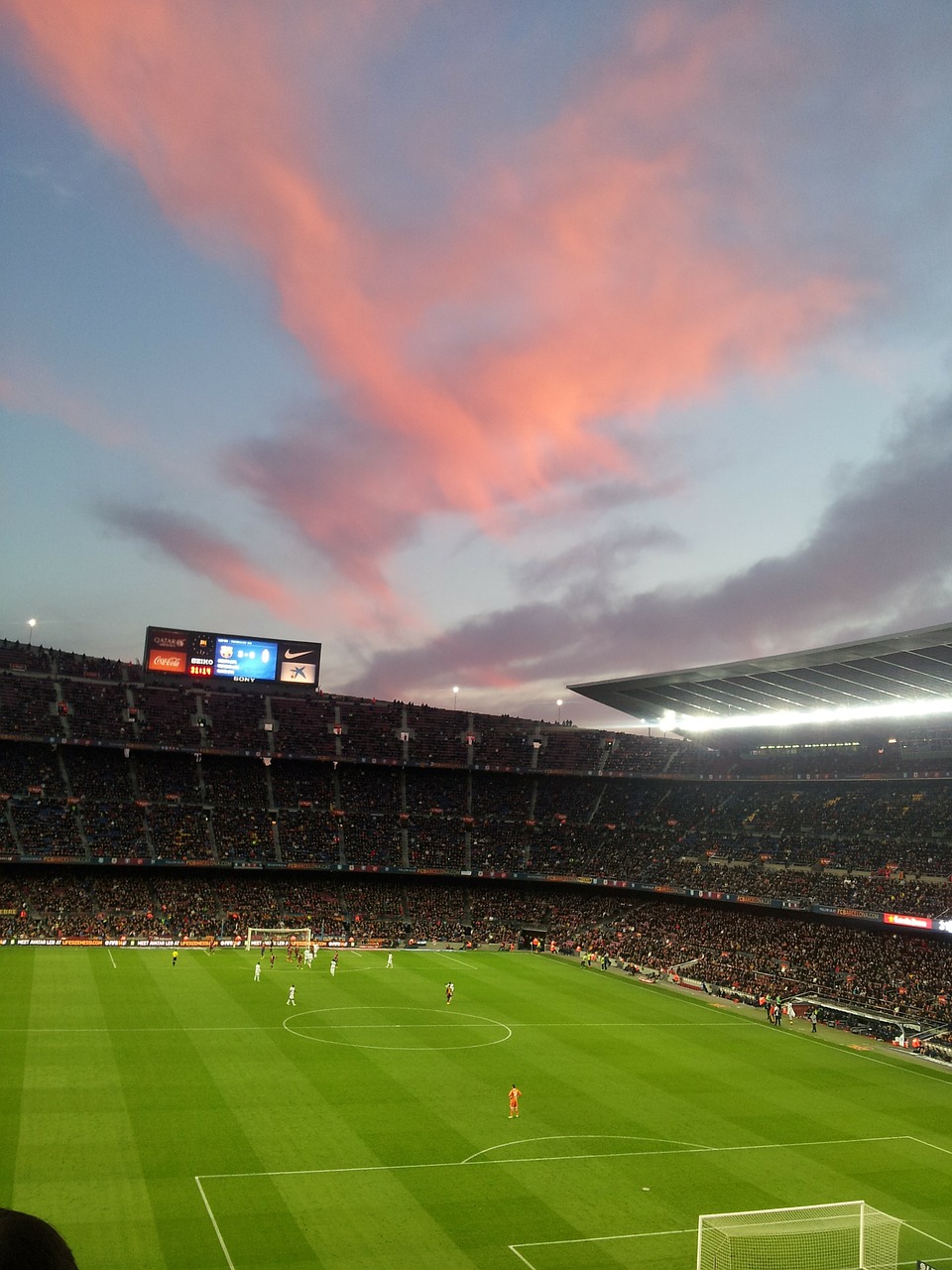 stadium football camp nou free photo