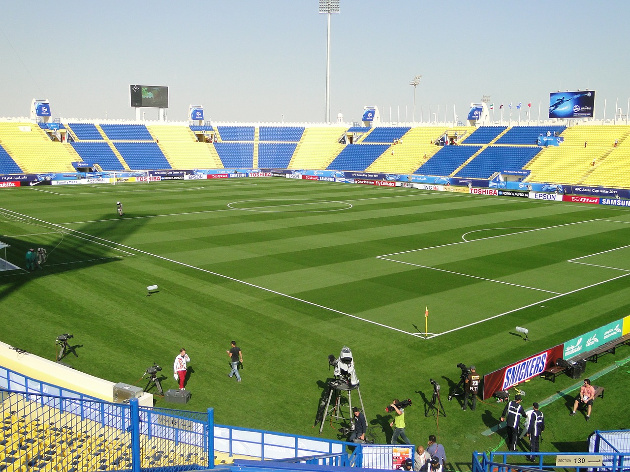 stadium grass field free photo