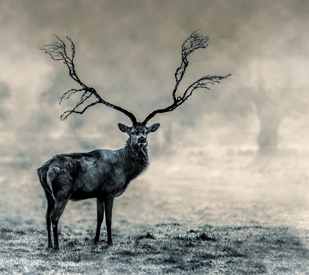 stag wildlife nature free photo