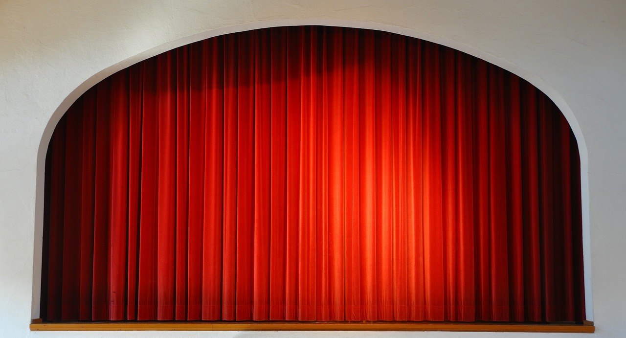 stage curtain theater free photo