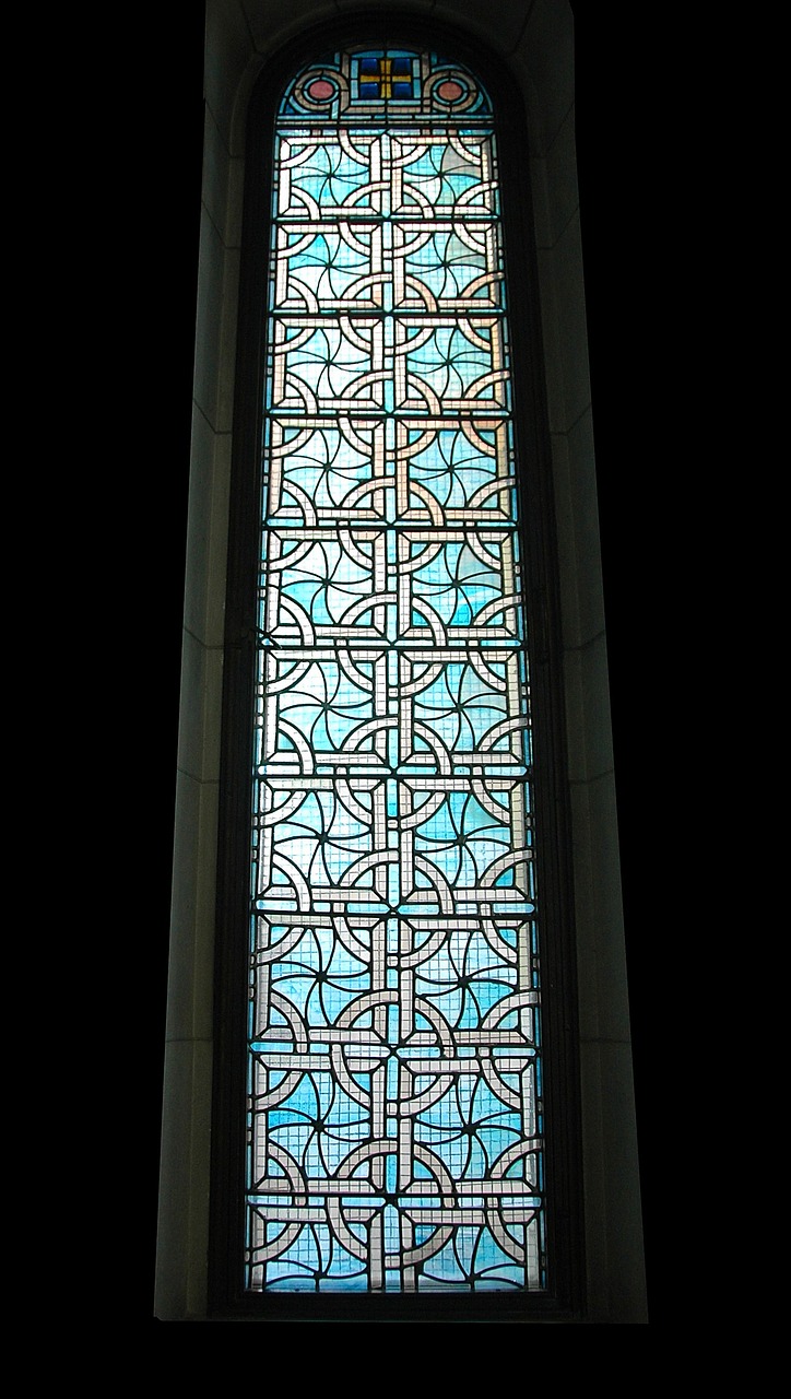 stain glass window church free photo