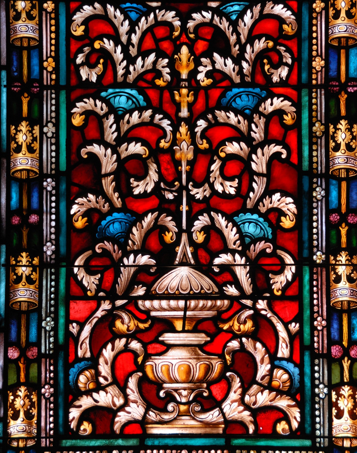 stain glass window cathedral free photo