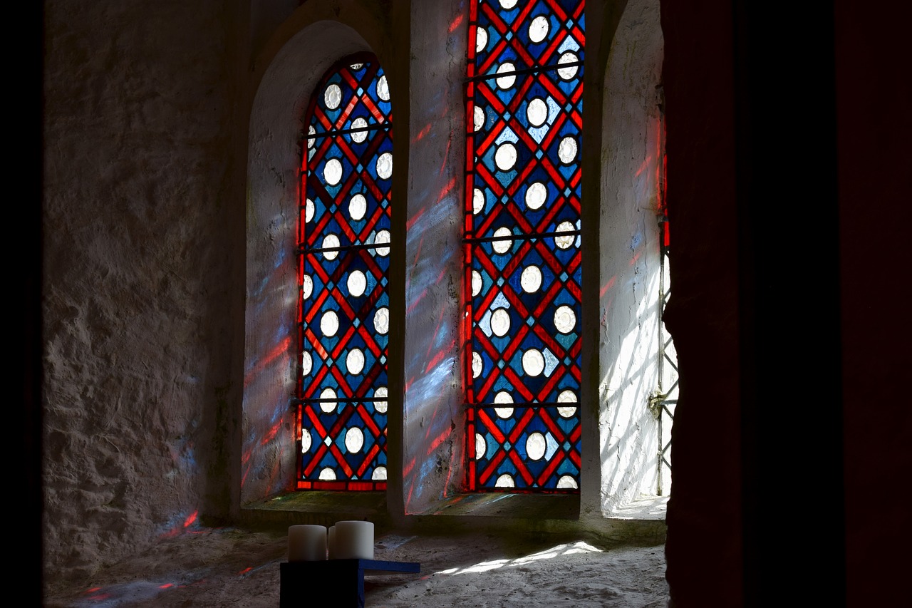 stained glass chapel free photo