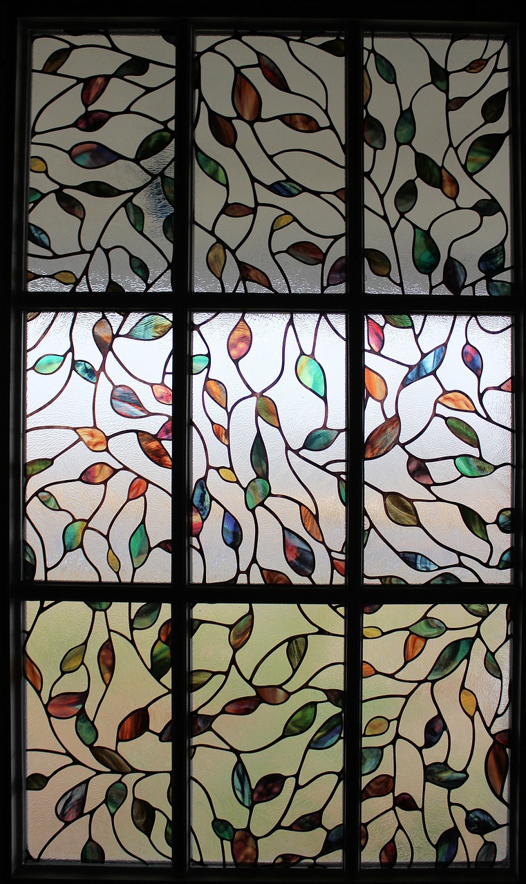 stained glass window design free photo