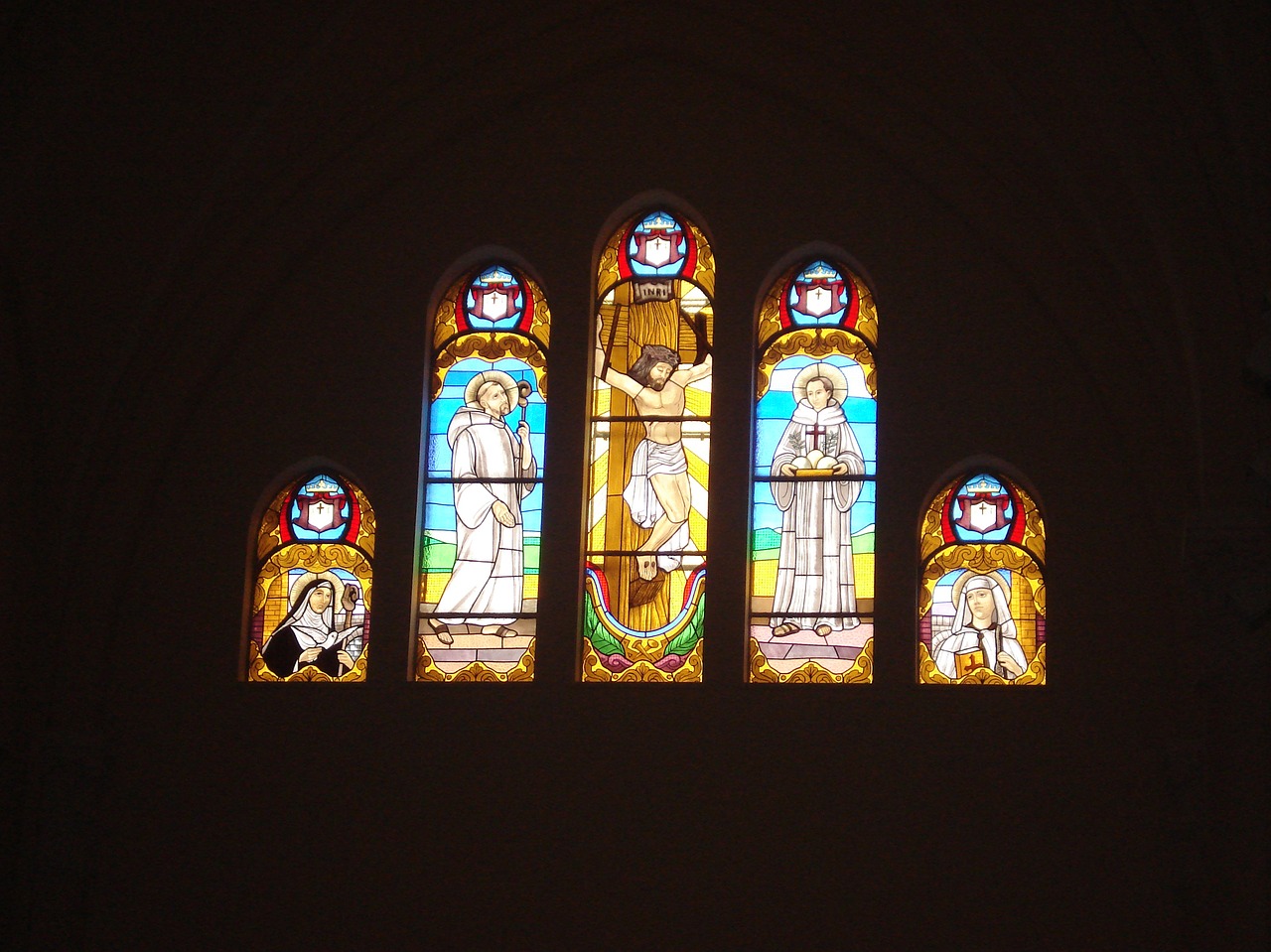 stained glass church window free photo