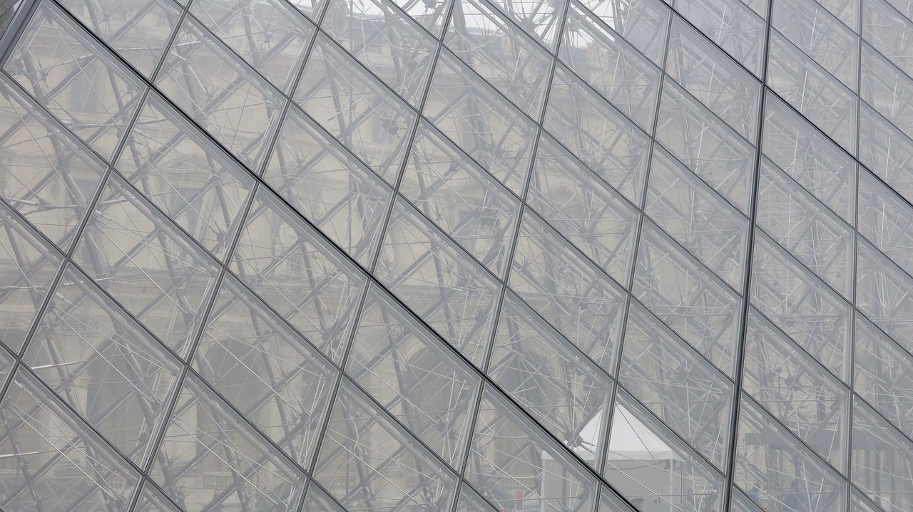 stained glass louvre transparent free photo