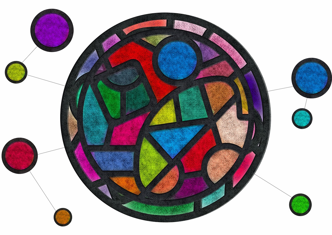 stained glass color texture free photo