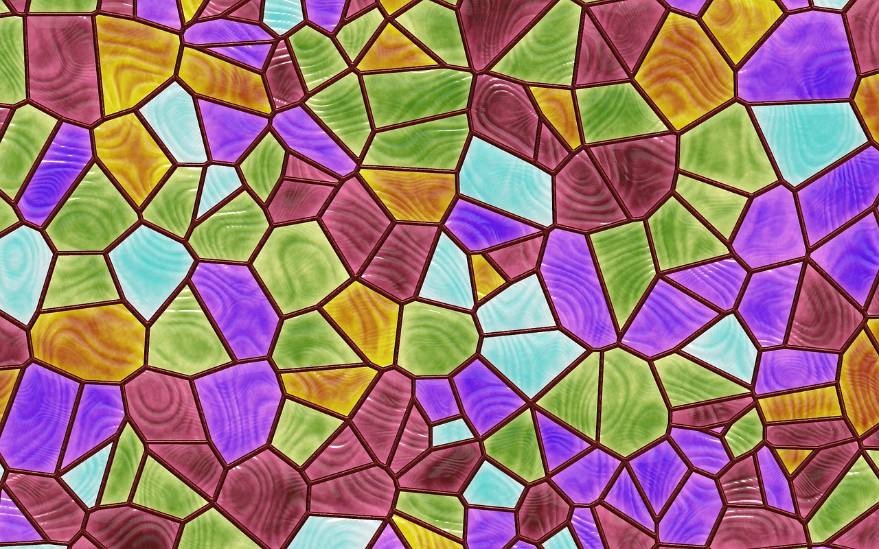 stained glass window colorful free photo