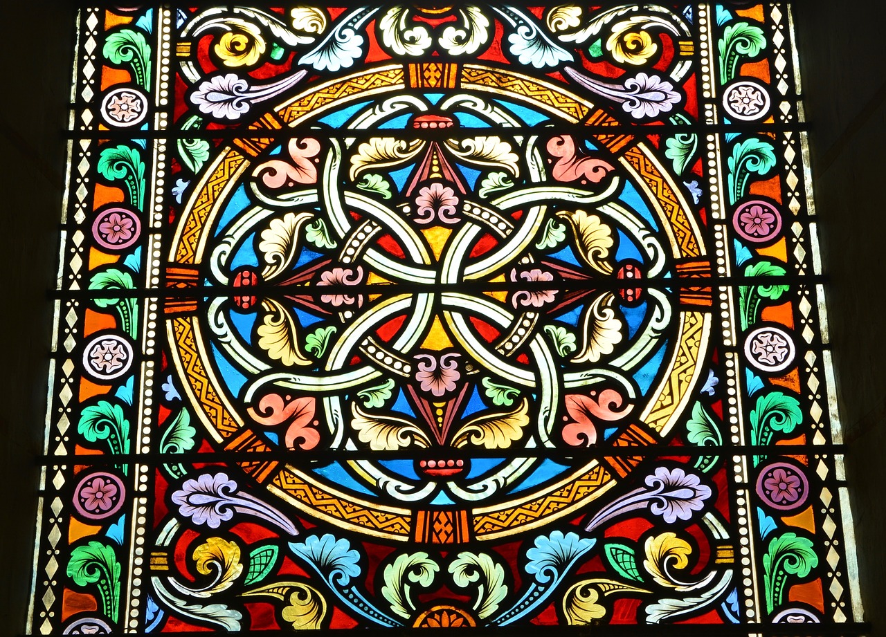 stained glass colored glass made of glass free photo