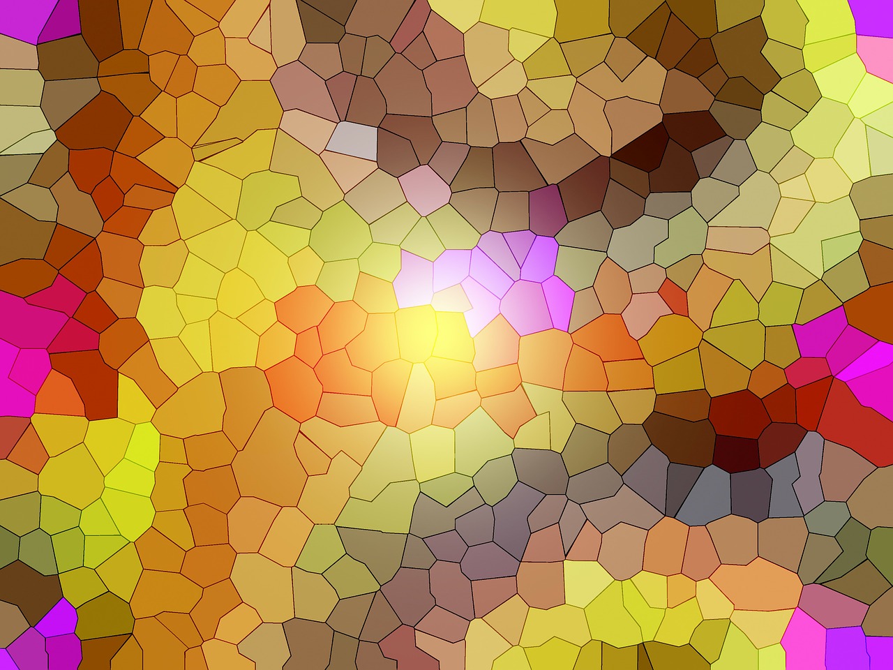 stained glass mosaic background free photo