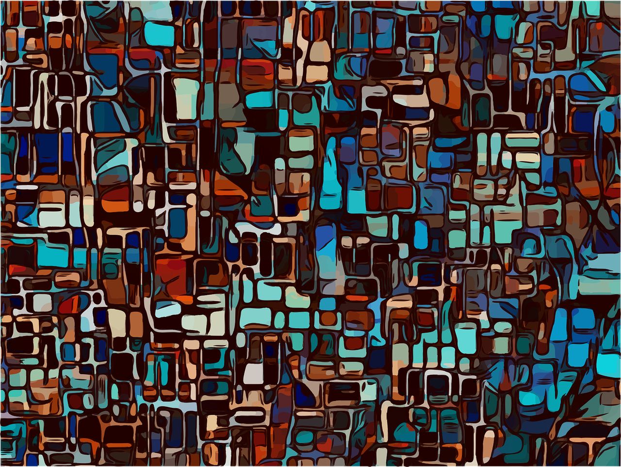 stained glass  mosaic  abstract free photo