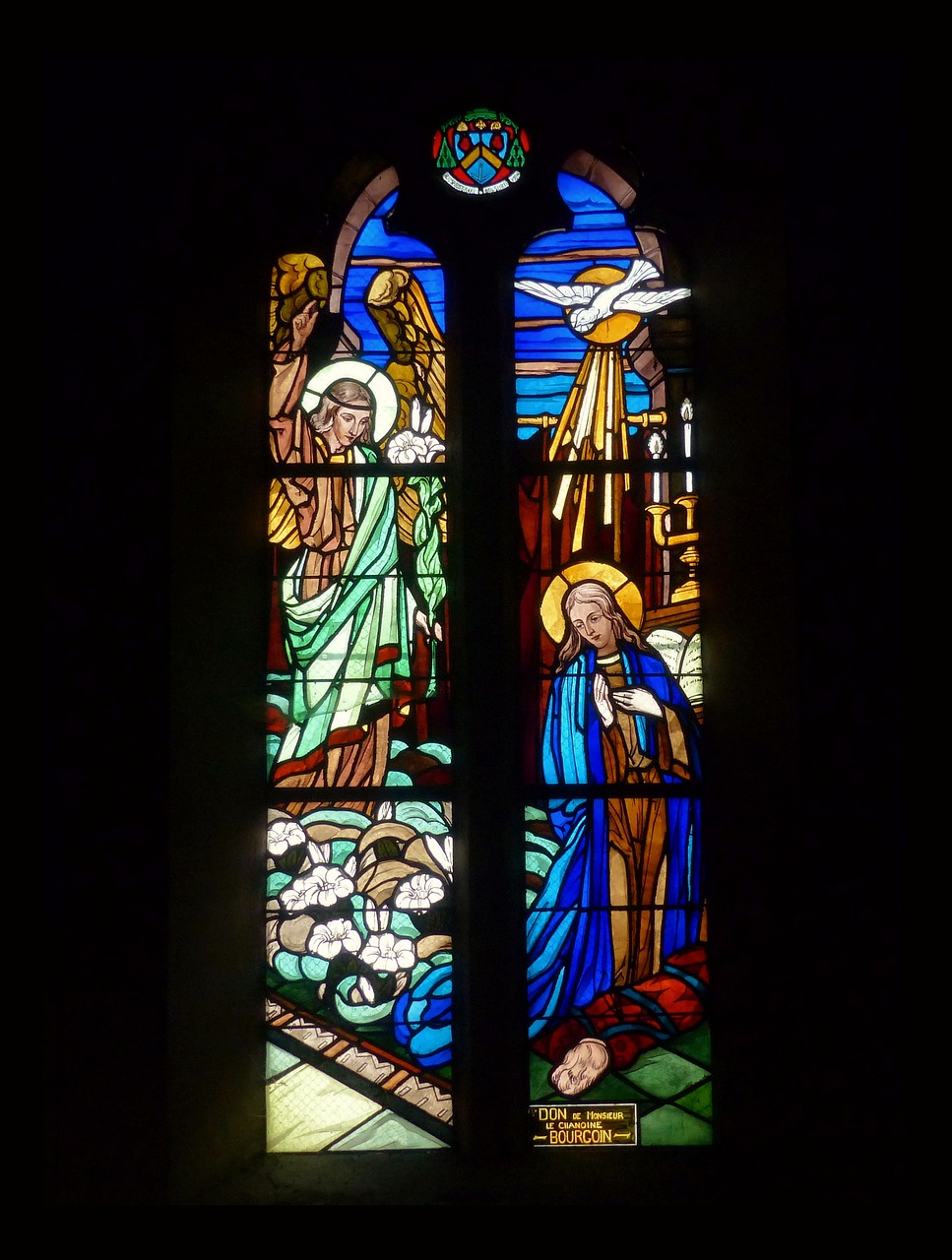 stained glass  religion  church free photo