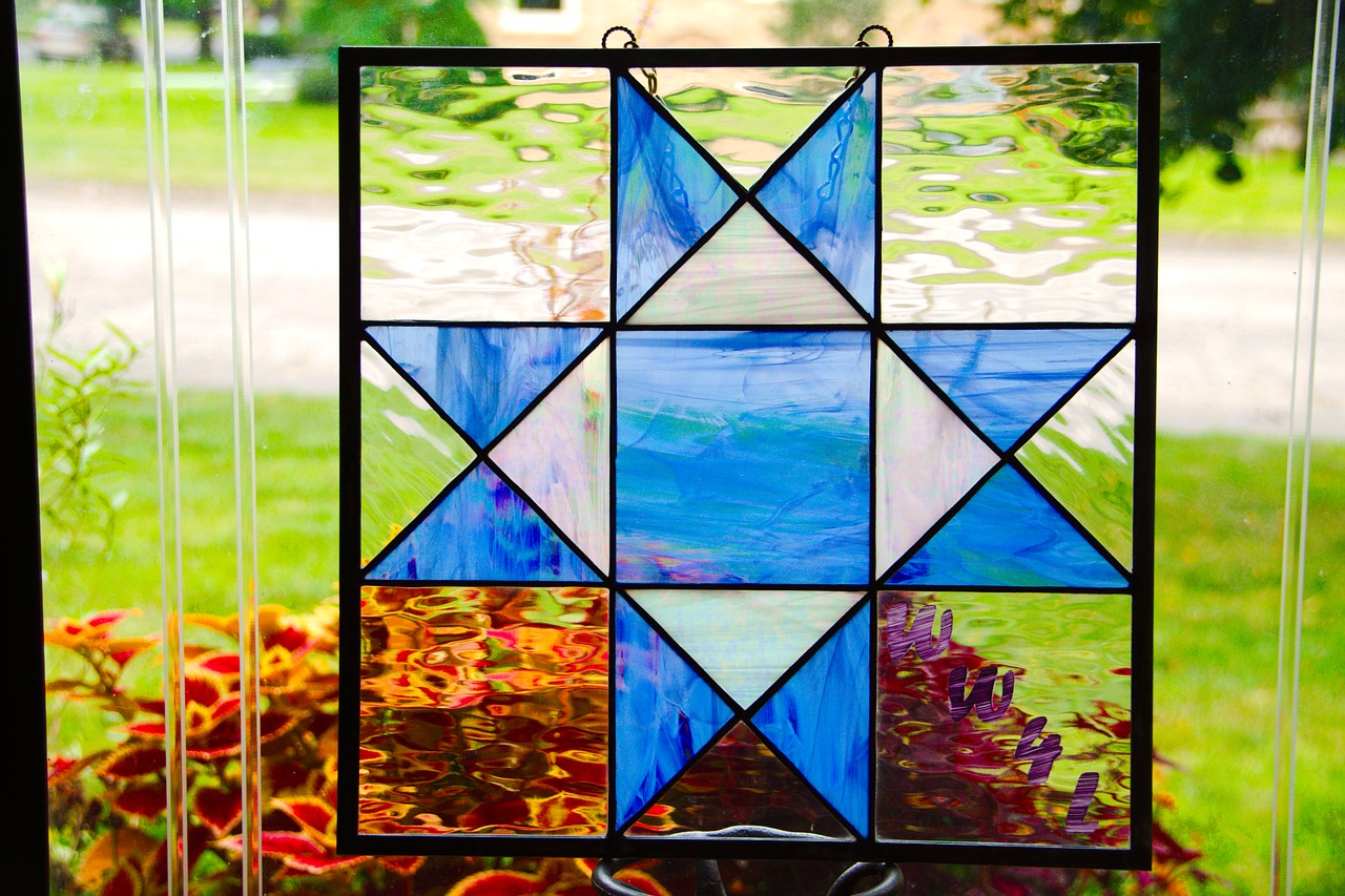 stained glass  barn quilt  benefit free photo