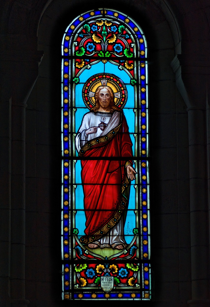 stained glass  religion  faith free photo