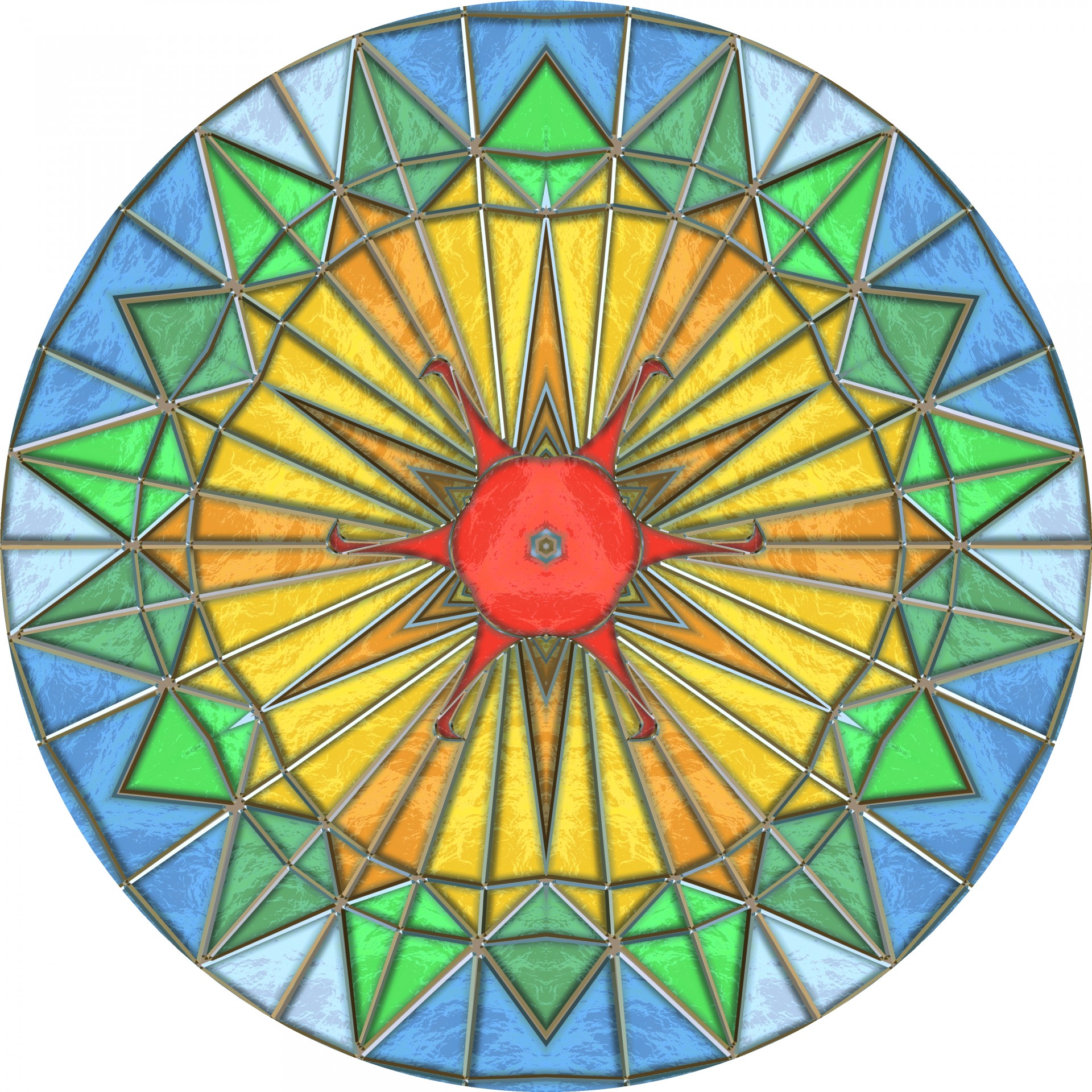 stained glass circle free photo