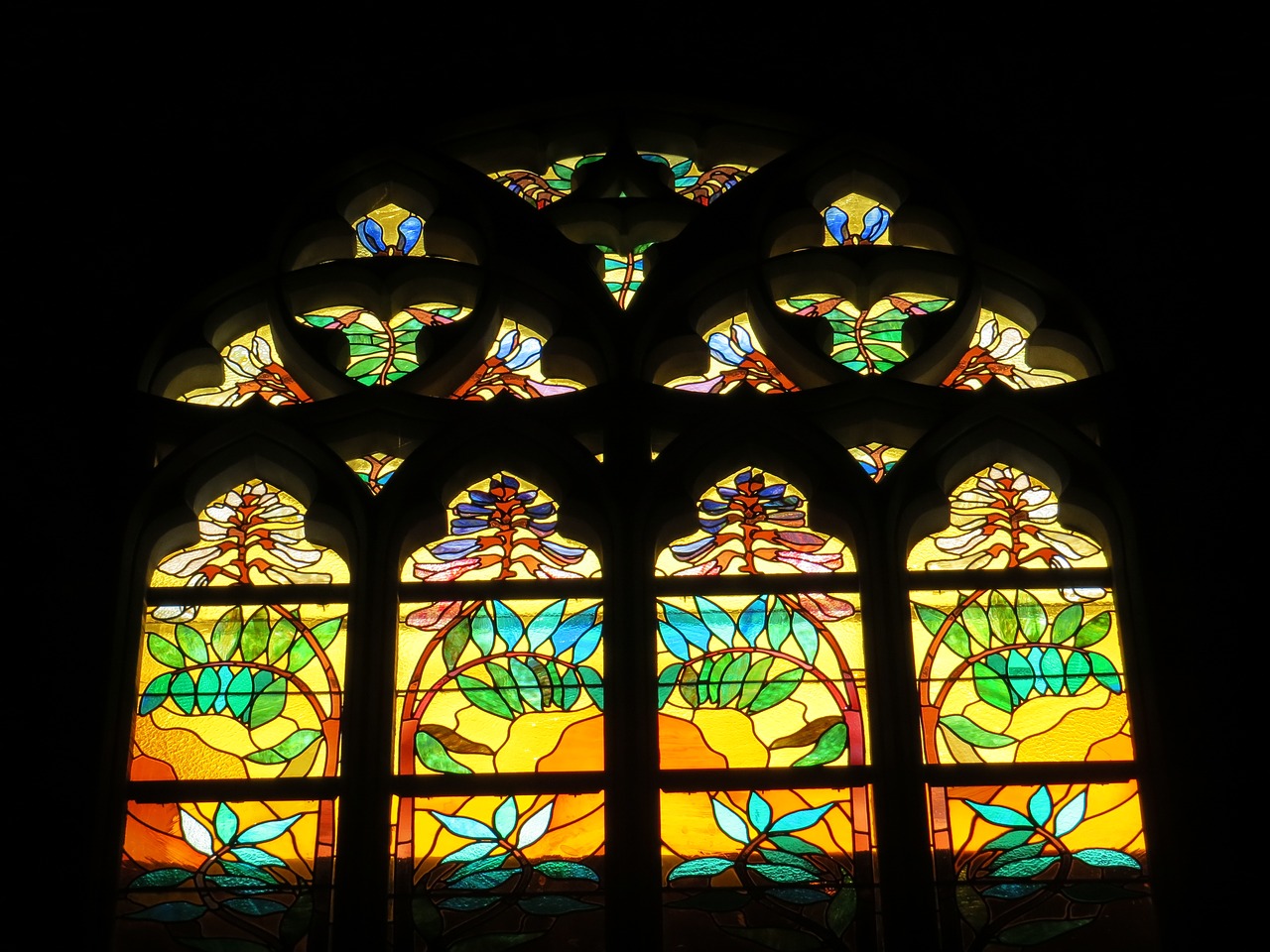 stained glass window light color free photo