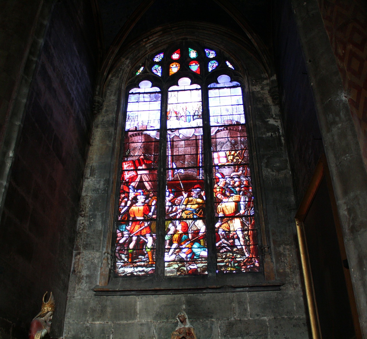 stained glass window church glass free photo