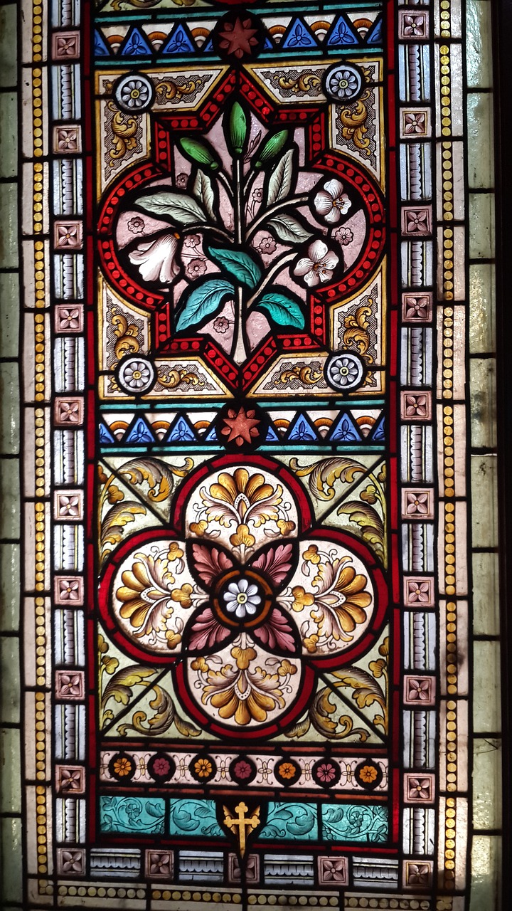 stained glass window church window christian art free photo