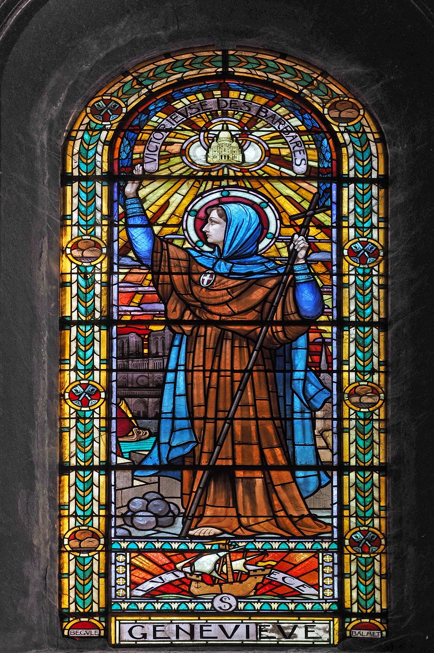 stained glass windows religion heritage free photo