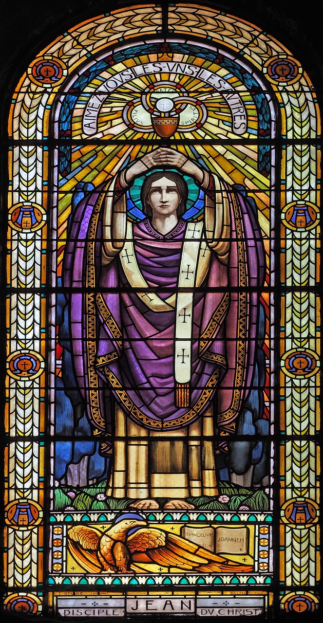 stained glass windows religion heritage free photo