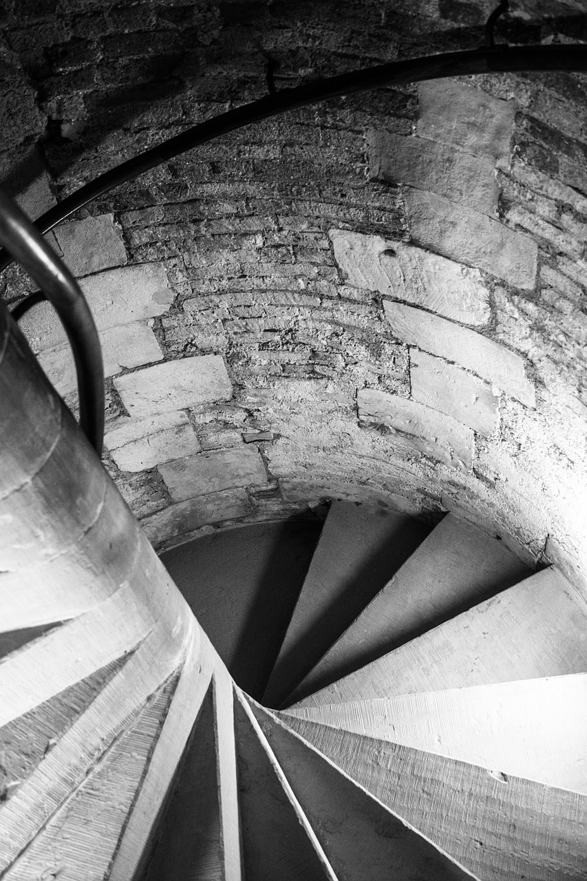 stair stairs spiral free photo