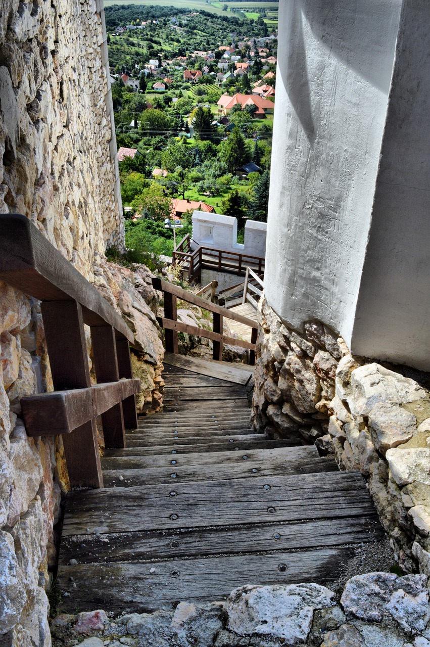 stair castle hungary free photo