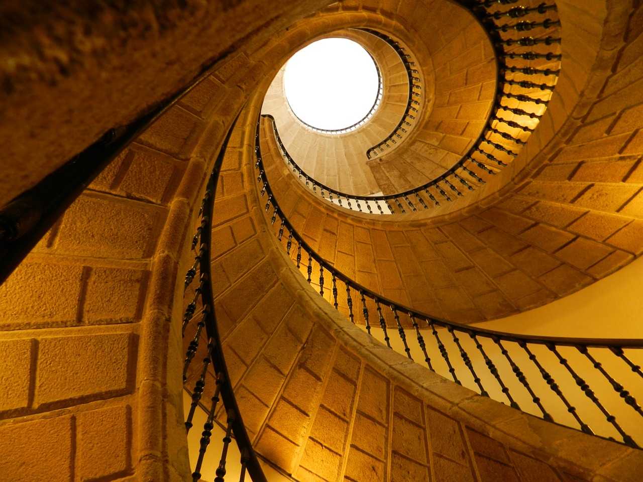 staircase helical galicia free photo