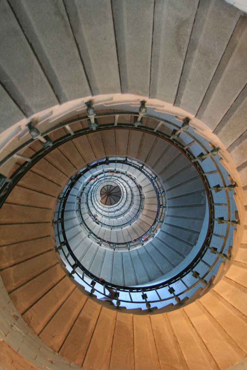 staircase winding spiral free photo